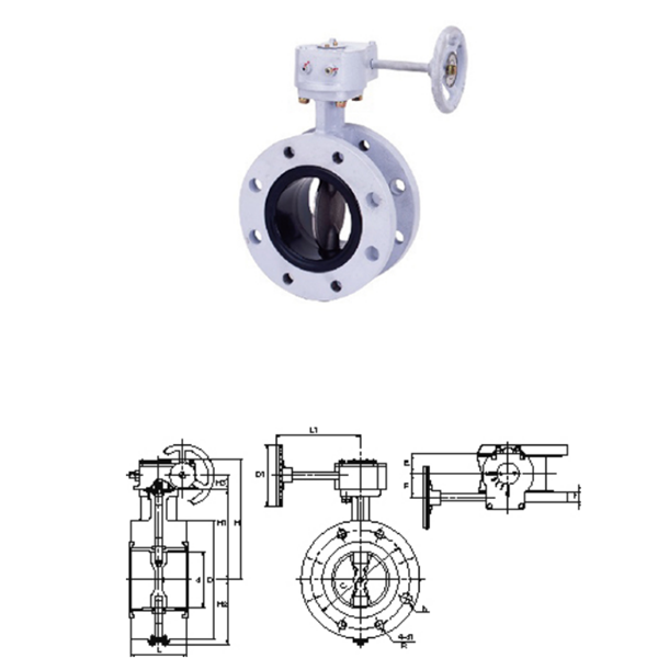 KITZ開(kāi)滋齒輪型，法蘭型10K蝶閥G-16DJFU-550A